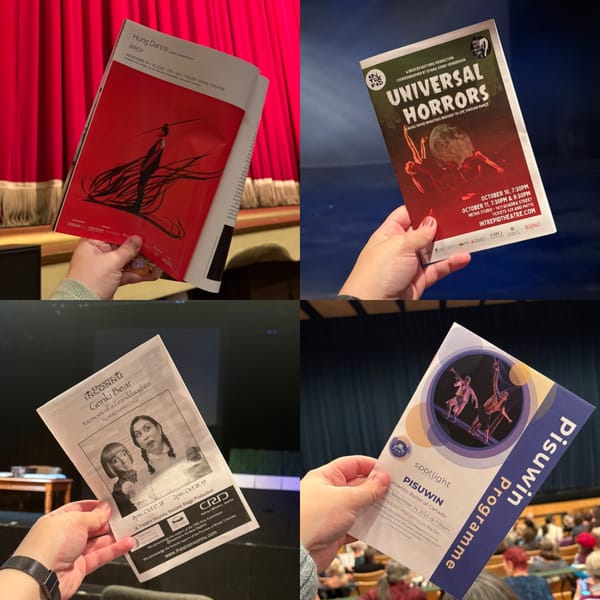 October and November Roundup: A bit of what I saw